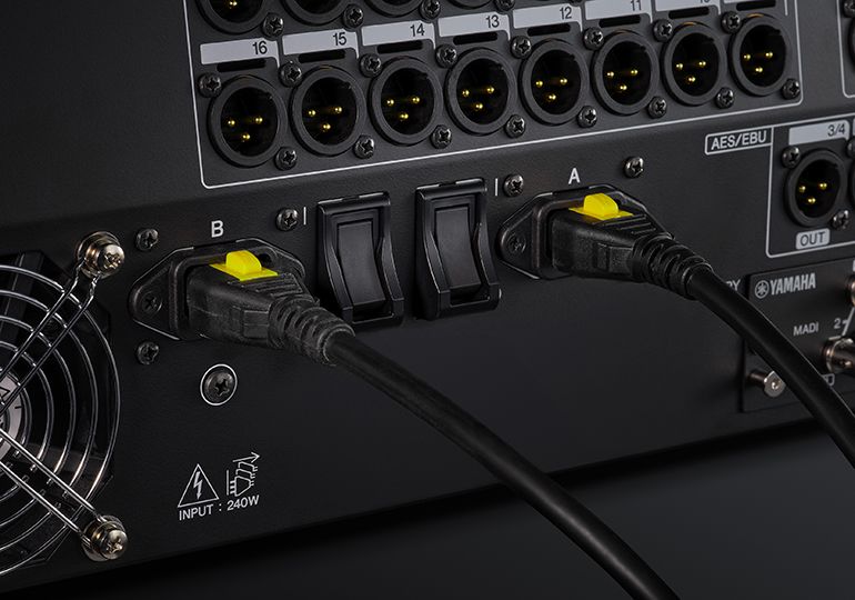 Yamaha Digital Mixing Console DM7: 冗余電源，可靠性高