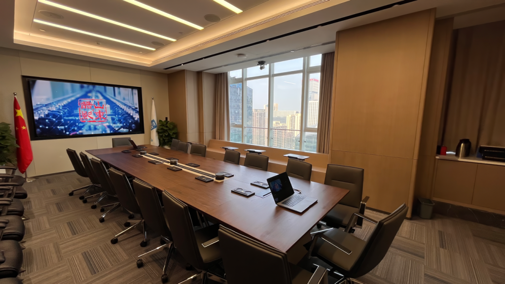 中建八局國(guó)企總部基地智能會(huì)議室插圖5